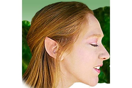 Отзыв на Уши эльфа Aliexpress Latex fairy pixie elf ears cosplay accessories LARP Halloween party well, I have a soft latex prosthetic ear tips T1217 P12